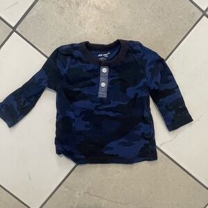 💚SALE $5/20 or $7/30 Joe Fresh Blue Camo Kids Shirt